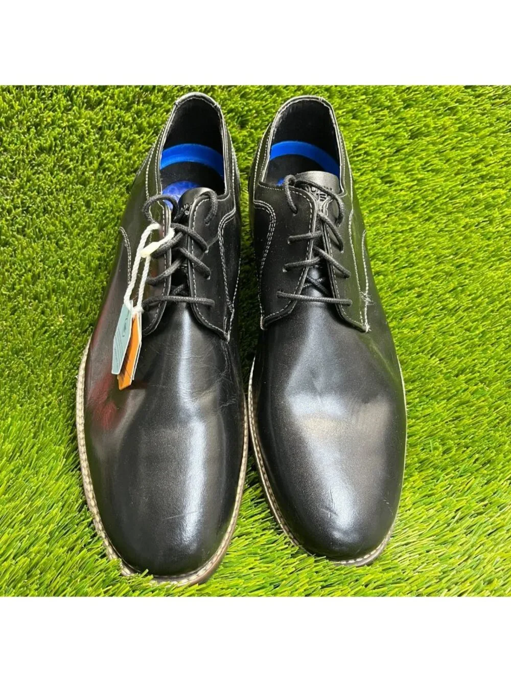 Nunn Bush Westwood Mens Size 12 Black Casual Classic Leather Oxford Dress Shoes